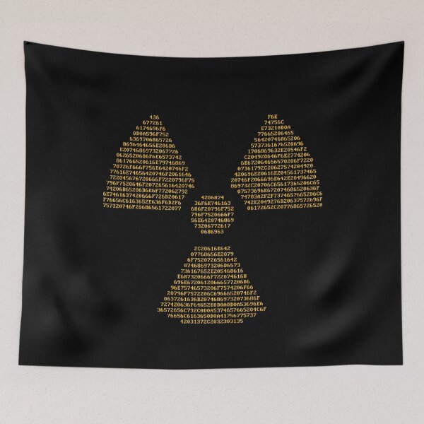 Item preview, ASCII Radioactive Symbol designed and sold by Steve Lovelace.