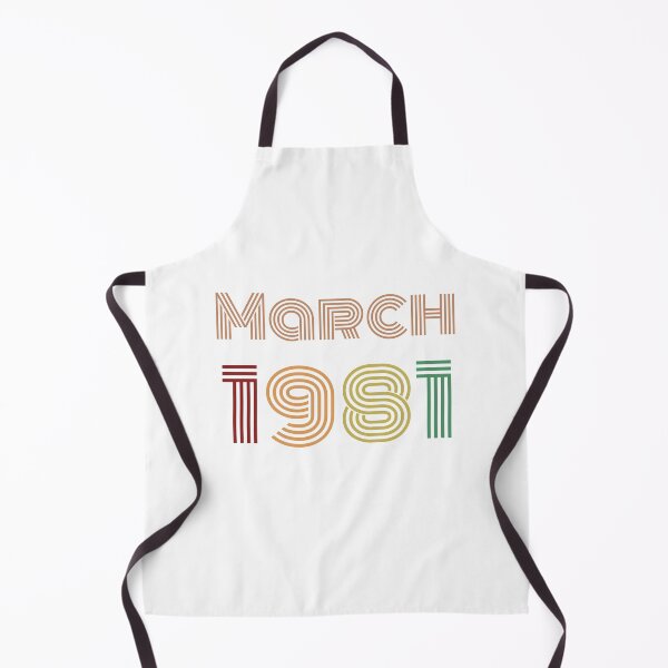 Item preview, March 1981 Design, Happy 40th Birthday. designed and sold by marosharaf.