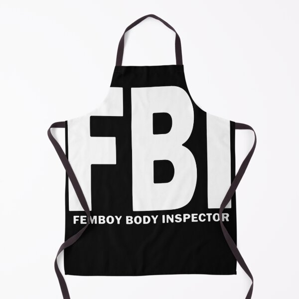 Item preview, FBI Femboy Body Inspector Huge White Text designed and sold by bebopboop.
