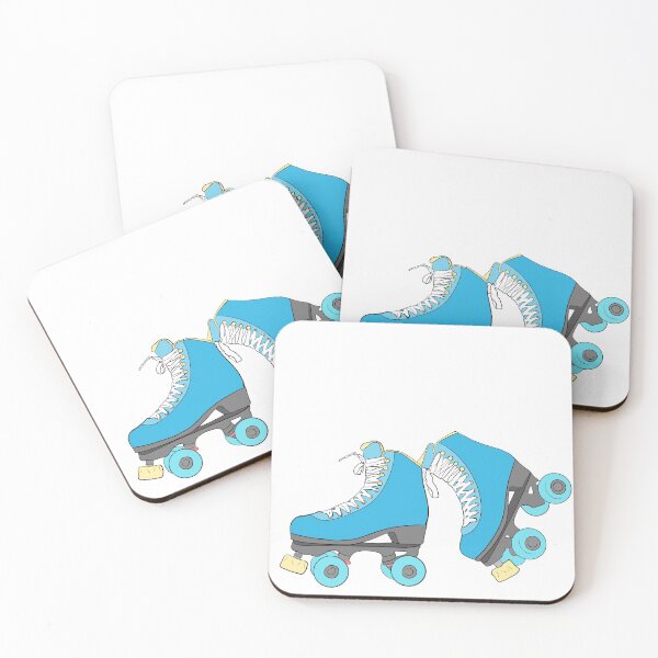 Item preview, Blue Roller Skates Design designed and sold by gillrosedraws.