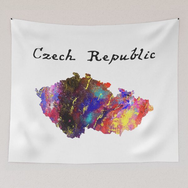 Item preview, Czech Republic Quote Art Design Inspirational Mot designed and sold by vividpixelusa.