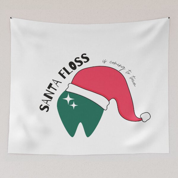 Item preview, SANTA FLOSS is coming to town designed and sold by CulturalMesh.