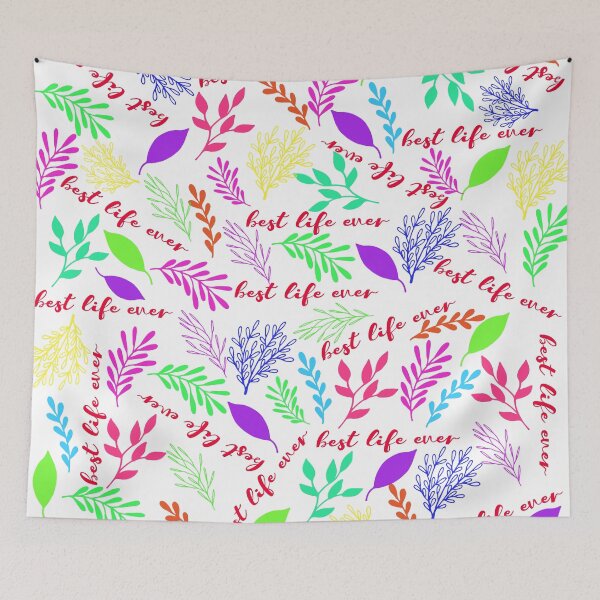 Item preview, Best Life Ever - White Rainbow Tropical designed and sold by Yesido.