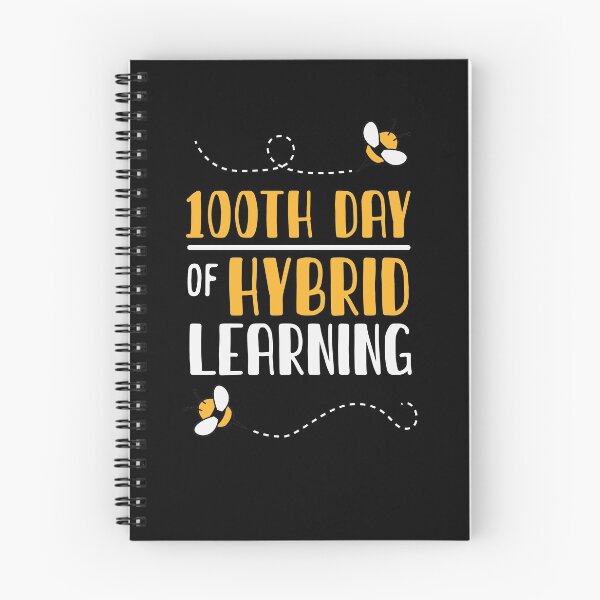 Item preview, 100th day of Hybrid Learning Happy 100th Day of School Gift designed and sold by mudrockdesign.
