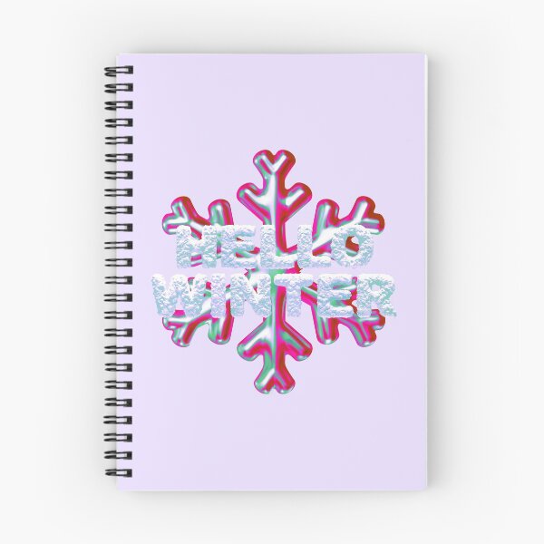Item preview, “Hello Winter” Snowbank & Snowflake Fun - Wild Iridescent Pink designed and sold by PawsitiveMum.