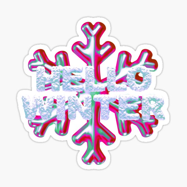 Welcome Winter Stickers