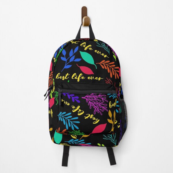 Item preview, Best Life Ever - Black with Rainbow Tropical designed and sold by Yesido.