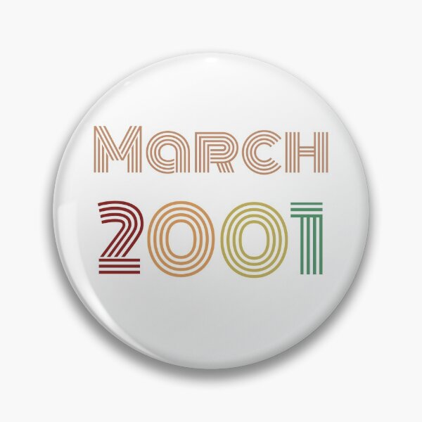 Item preview, March 2001 Design, Happy 20th Birthday. designed and sold by marosharaf.