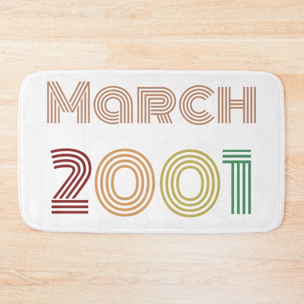 Item preview, March 2001 Design, Happy 20th Birthday. designed and sold by marosharaf.