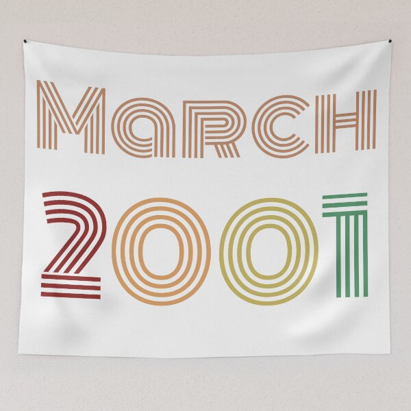 Item preview, March 2001 Design, Happy 20th Birthday. designed and sold by marosharaf.