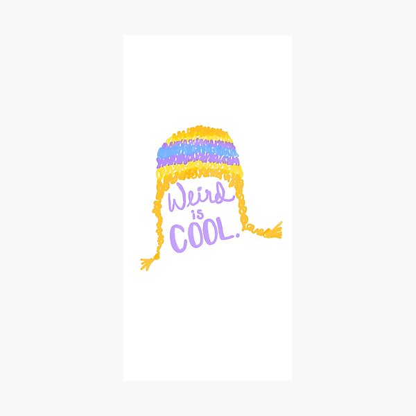Item preview, Weird is Cool, Lily. designed and sold by noellegrace8.
