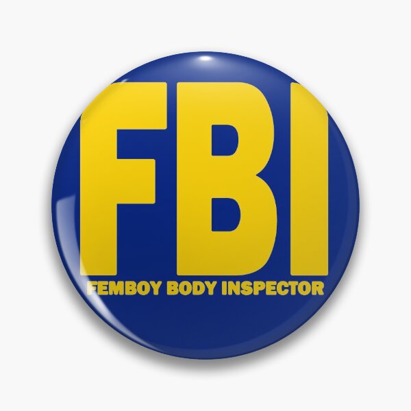 Item preview, FBI Femboy Body Inspector Huge Yellow Text designed and sold by bebopboop.