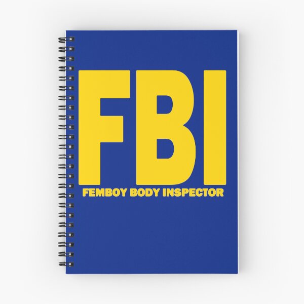 Item preview, FBI Femboy Body Inspector Huge Yellow Text designed and sold by bebopboop.