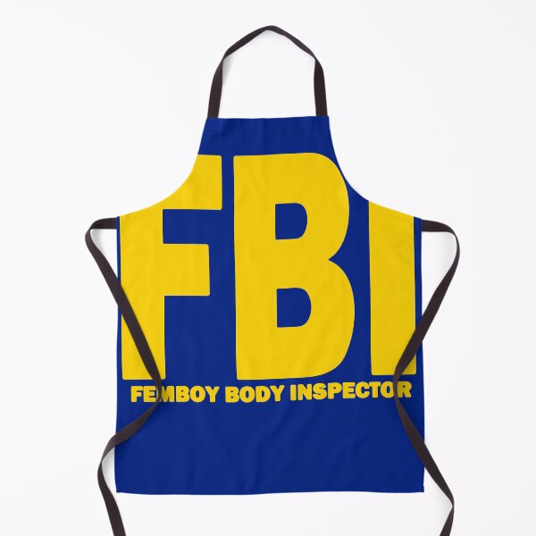 Item preview, FBI Femboy Body Inspector Huge Yellow Text designed and sold by bebopboop.