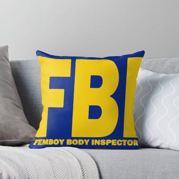 Item preview, FBI Femboy Body Inspector Huge Yellow Text designed and sold by bebopboop.
