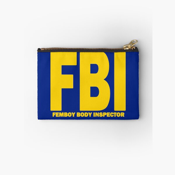 Item preview, FBI Femboy Body Inspector Huge Yellow Text designed and sold by bebopboop.