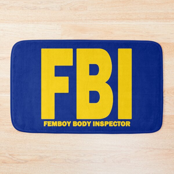 Item preview, FBI Femboy Body Inspector Huge Yellow Text designed and sold by bebopboop.