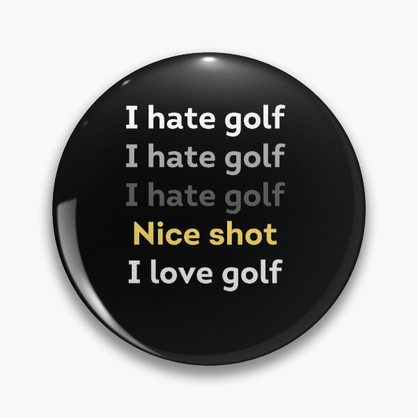 Item preview, Golfer I Hate Golf Nice Shot I Love Golf Golfing Lover Fan Funny Vintage Retro designed and sold by WichitaClothing.
