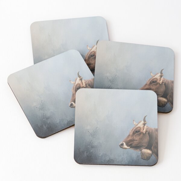Item preview, Swiss Cow with Bell Three designed and sold by Elisabeth Lucas.