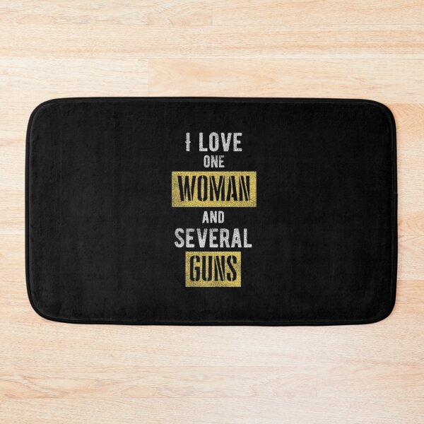 Item preview, Mens Pro Gun Lover I Love One Woman & Several Guns 2nd Amendment Dad Veteran Gift Art designed and sold by WichitaClothing.