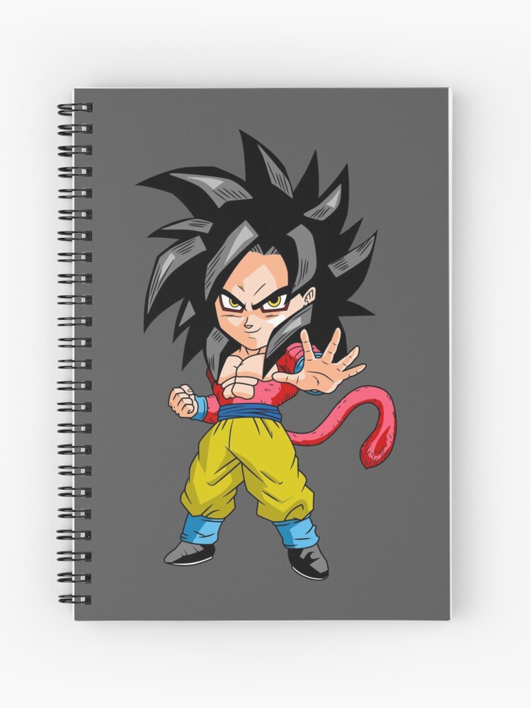 Cuaderno de espiral «Goku SSj4 Caricatura - Super Saiyajin fase 4 - Dragon  Ball GT» de ArtxcL | Redbubble