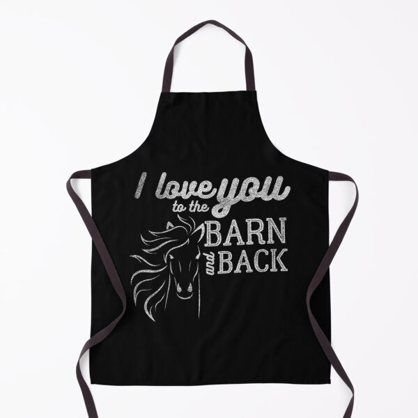 Item preview, I love you to the Barn and Back Horse Riding Lover Girl Equestrian Gift Art designed and sold by WichitaClothing.