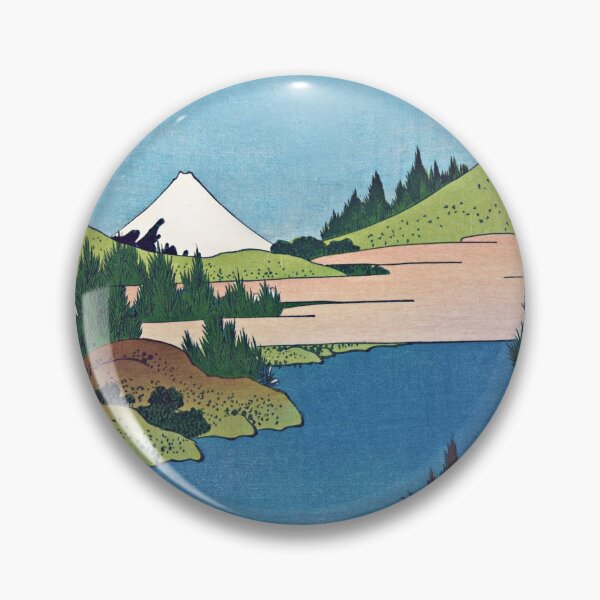 Item preview, The lake of Hakone in Sagami Province by Katsushika Hokusai designed and sold by Takeda-art.