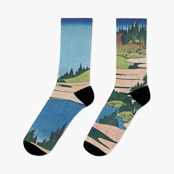 Item preview, The lake of Hakone in Sagami Province by Katsushika Hokusai designed and sold by Takeda-art.