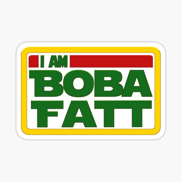Boba Fatt bright Sticker