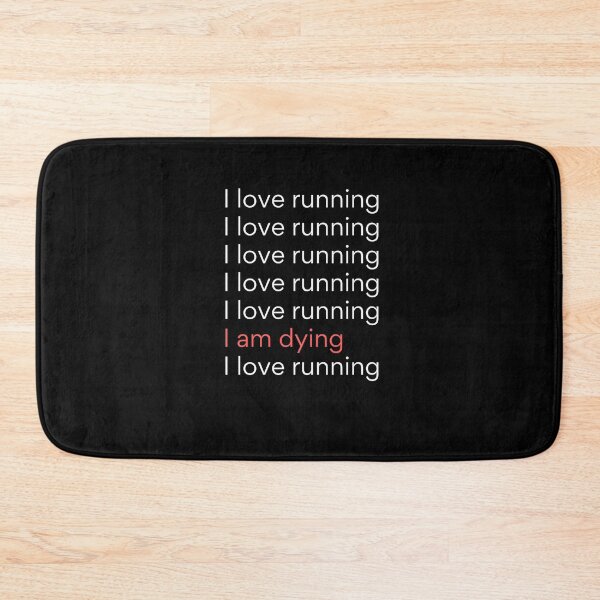 Item preview, I Love Running But I'm Dying Gift For Runner Track Athlete Cross Country Funny Gift Art designed and sold by WichitaClothing.
