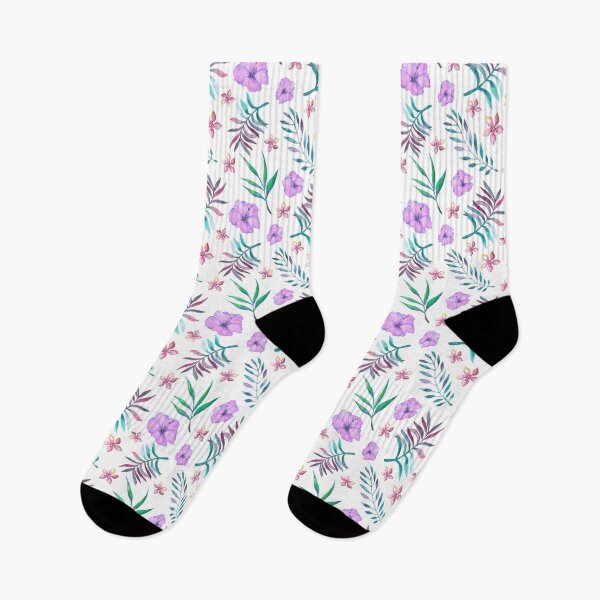 Item preview, Vintage Purple Tiny Floral Pattern designed and sold by LagoonsStudio.