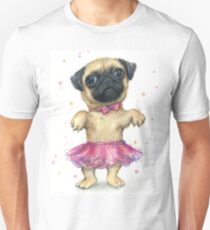 Pug in a Tutu Unisex T-Shirt