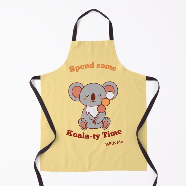 Item preview, Spend some Koala-ty time with me / kawaii koala pun (color background) designed and sold by SpicyCherrys.