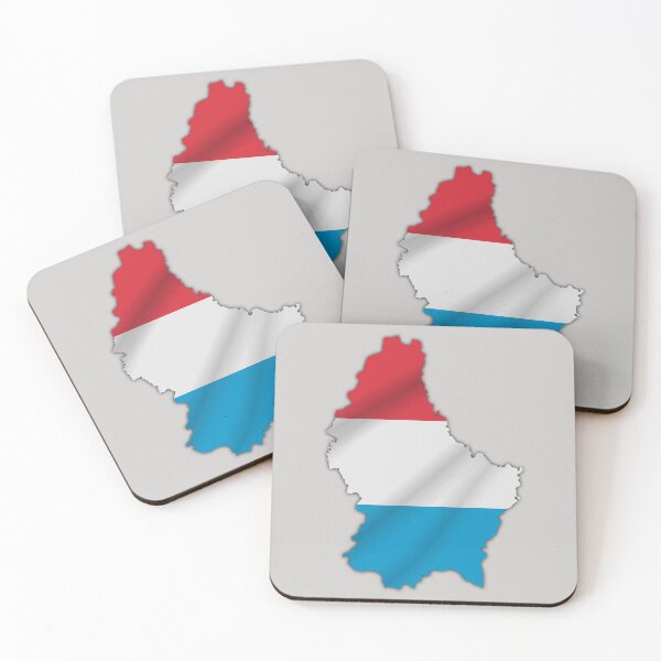 Item preview, Luxembourg map with national flag, Luxembourg Flag inside Map of Luxembourg  designed and sold by mashmosh.