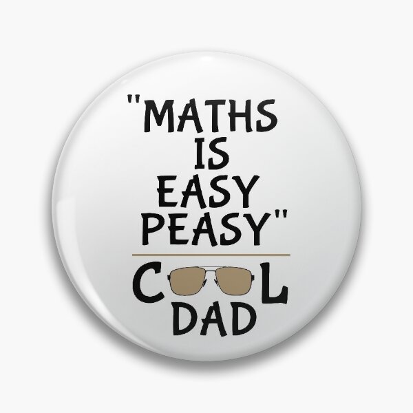 Item preview, Maths is easy peasy cool dad designed and sold by aktiveaddict.