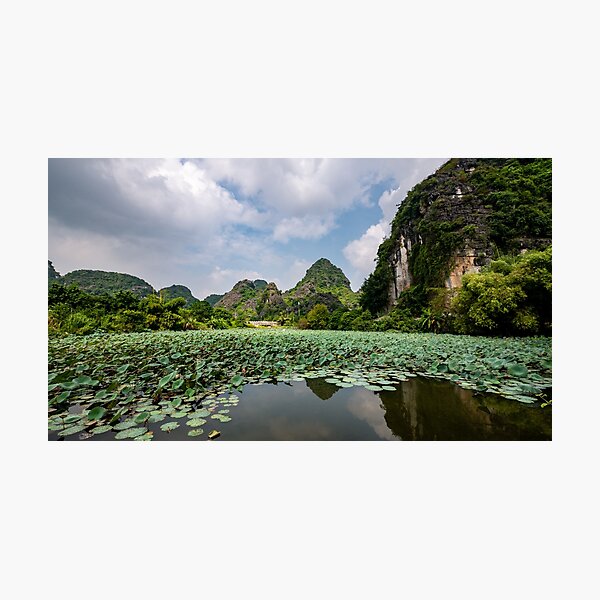Limestone Karst Peaks, Trang An Region, Vietnam Photographic Print