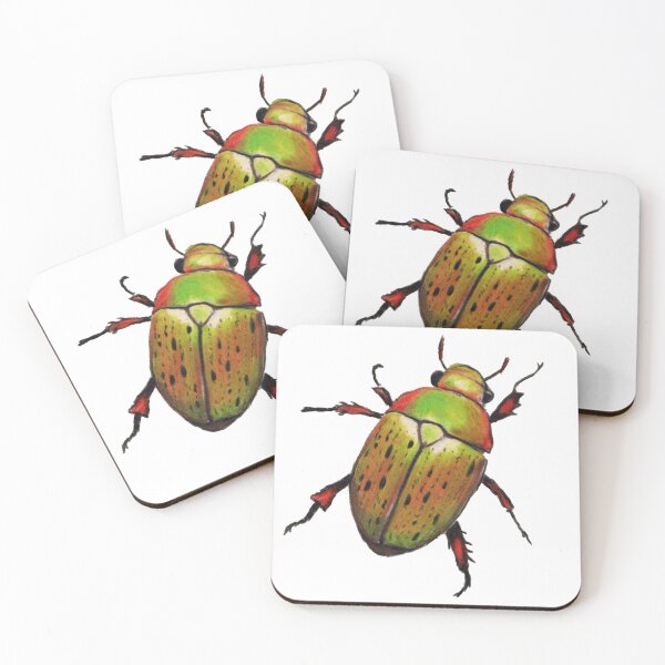 Item preview, Australian Christmas Beetle (Anoplognathus suturalis) designed and sold by Mary Traverse.