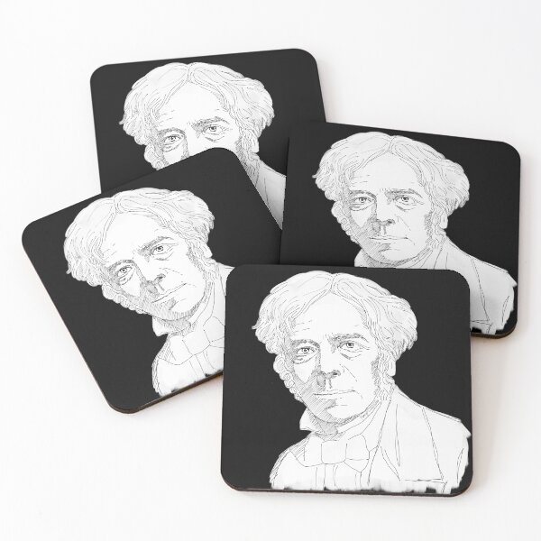 Item preview, Michael Faraday illustration designed and sold by KennyLucky.