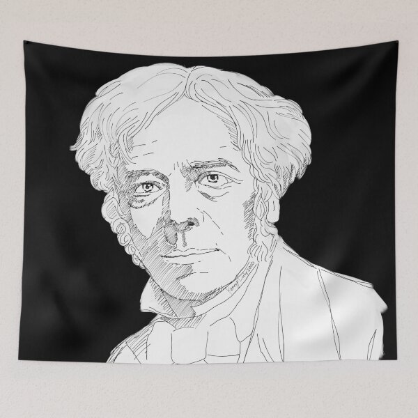 Item preview, Michael Faraday illustration designed and sold by KennyLucky.
