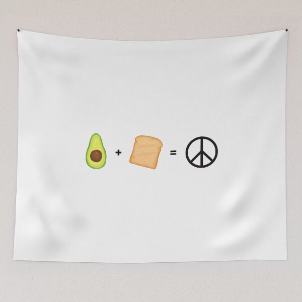Item preview, Avocado + Toast = World Peace designed and sold by Marcus Wong.