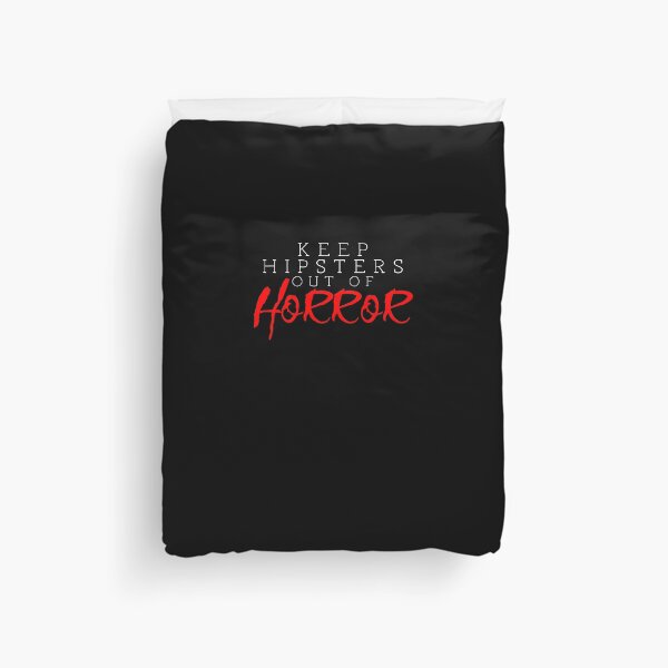 Item preview, Keep Hipsters out of Horror designed and sold by wildeyemovies.