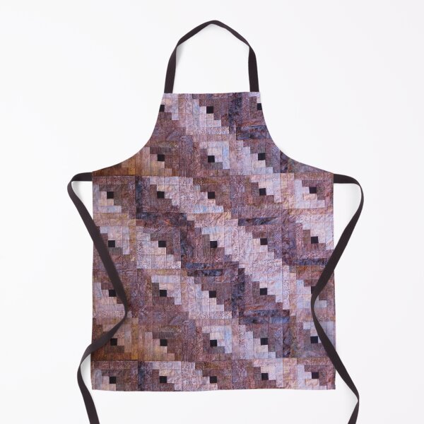 Item preview, "Winter Leaves" Log Cabin Quilt designed and sold by Jean Gregory Evans.