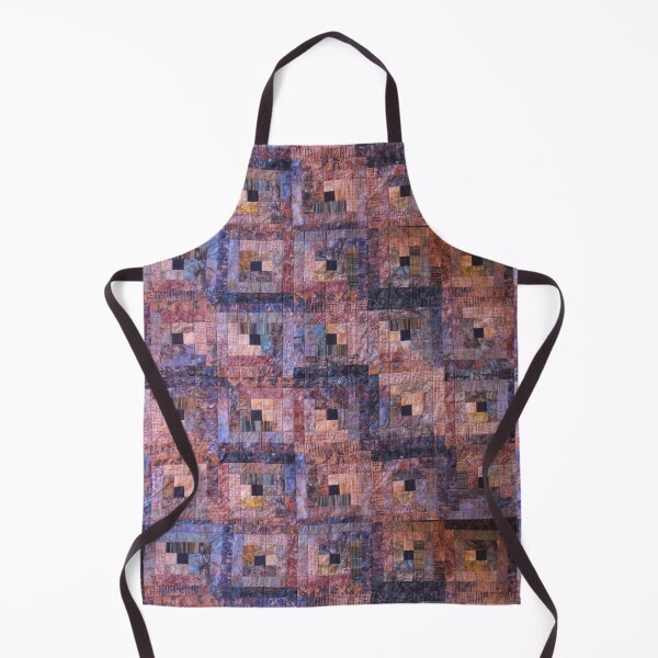 Item preview, "Leafy" Log Cabin Quilt designed and sold by Jean Gregory Evans.