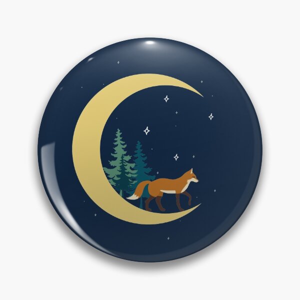 Item preview, Crescent moon fox forest designed and sold by galax-C.