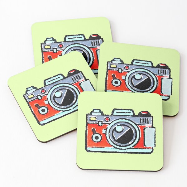 Item preview, Colourful Retro Camera designed and sold by sillybanana.
