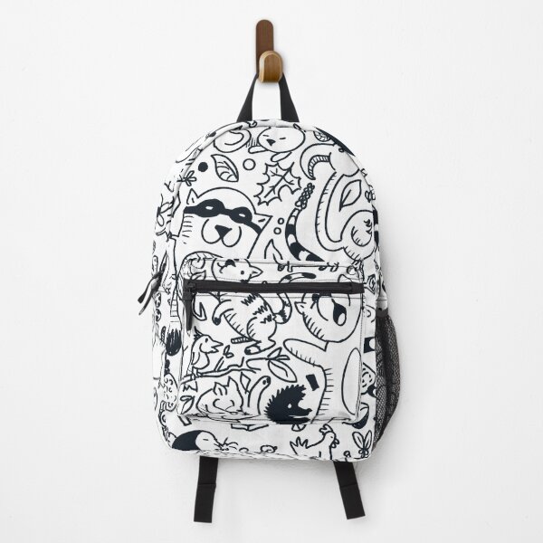 Item preview, Purrfect doodle (black and white) designed and sold by LouDSarG.