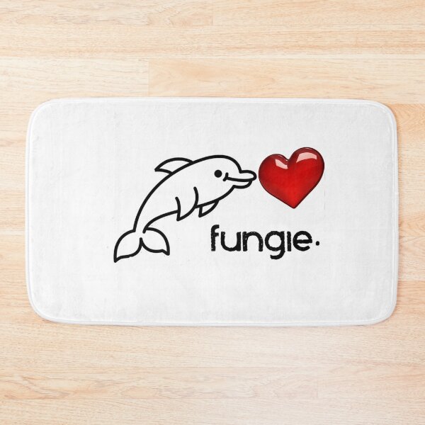Item preview, Fungie  the dolphin love heart designed and sold by Flirt-Teez.