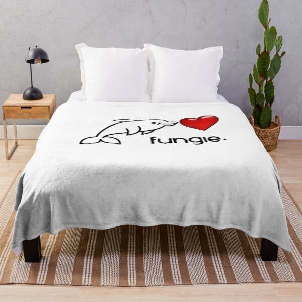 Item preview, Fungie the dolphin love heart designed and sold by Flirt-Teez.