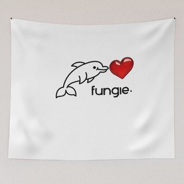 Item preview, Fungie  the dolphin love heart designed and sold by Flirt-Teez.
