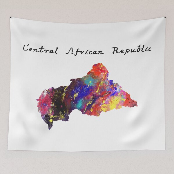 Item preview, Central African Republic Quote Art Design Inspirat designed and sold by vividpixelusa.